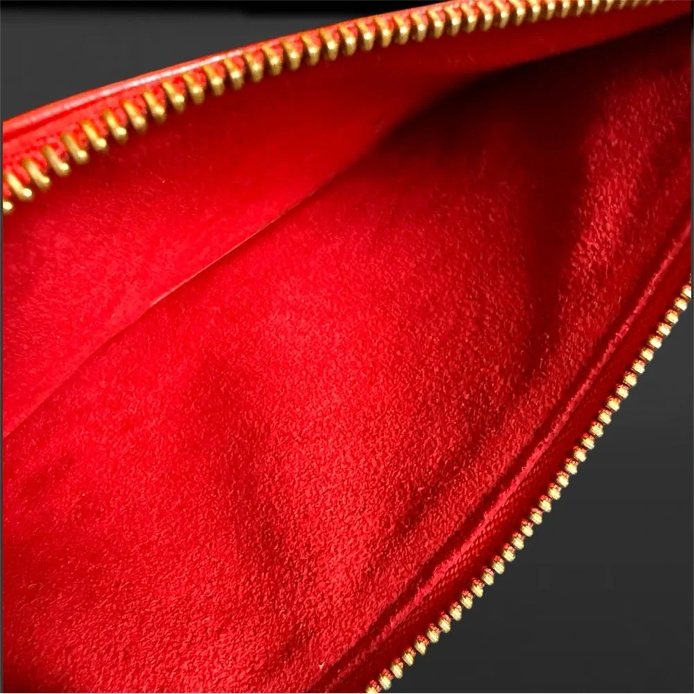 Louis Vuitton Red Epi Coin Pouch - Picture 3 of 6